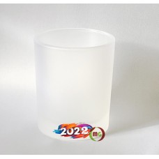 8oz Sublimation Coated  Frosted  Whiskey Glass Cup